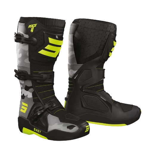 מגפי שטח RACE 4 CAMO NEON YELLOW